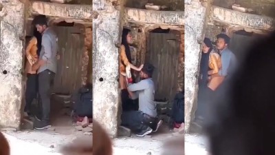 Horny Couple Outdoor Pussy Fucking Online