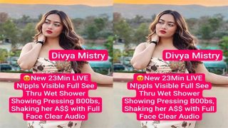 Real Divya Mistry New Shower Wet Video First Time